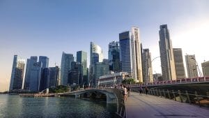 singapore, singapore river, jubilee bridge