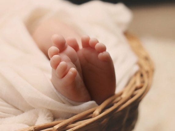 newborn, baby, feet