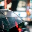 umbrella, street, night