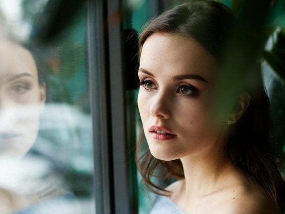 woman, face, portrait